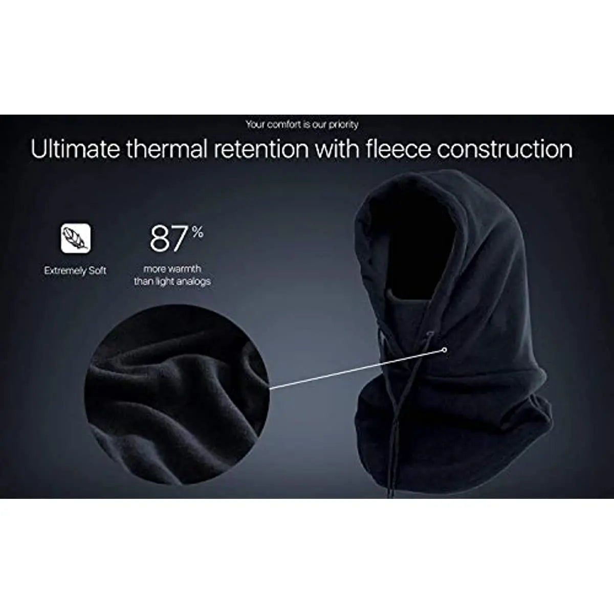 Maschera Balaclava Universale Fleece