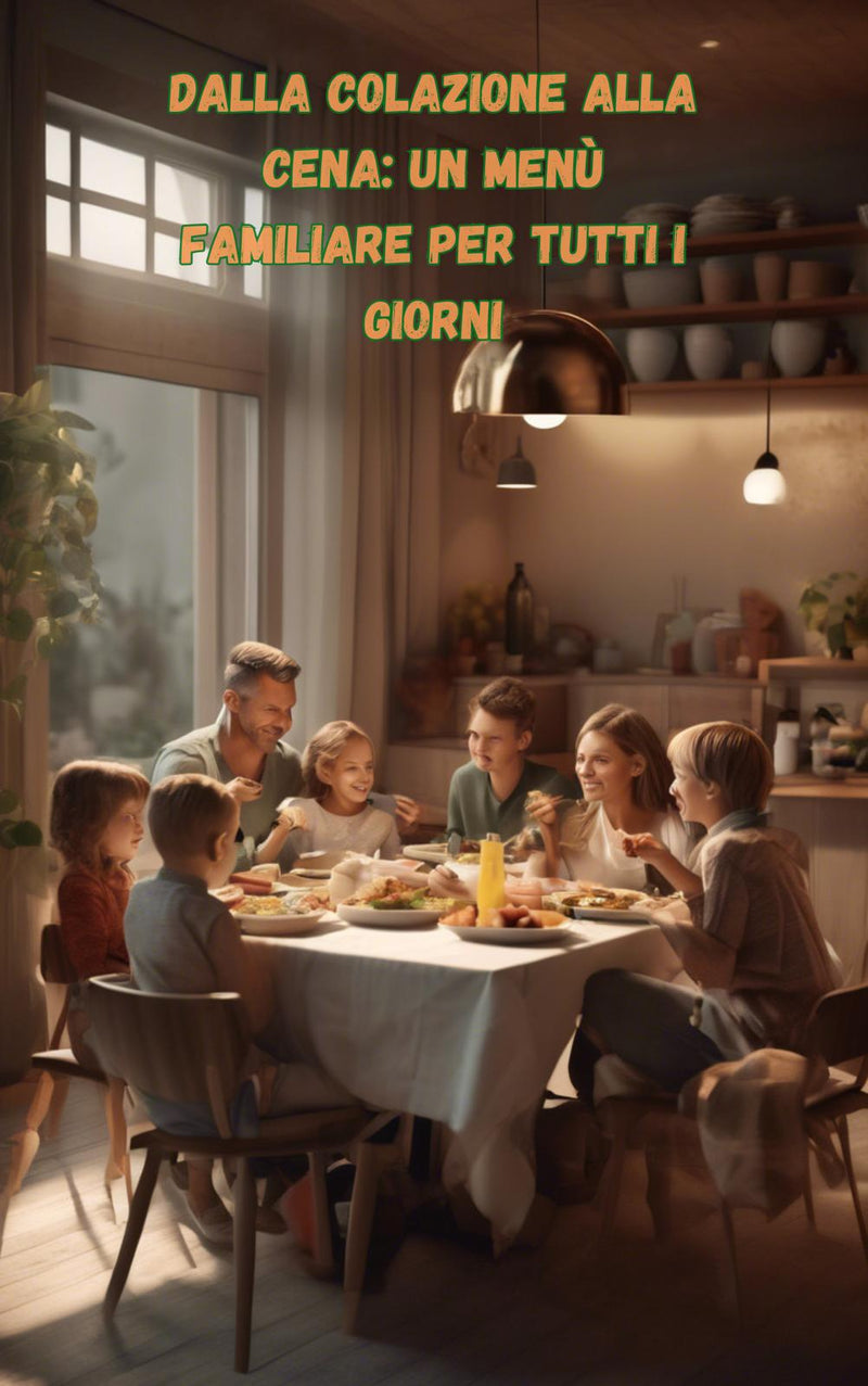 E-Book : 🍳🍴 Dalla Colazione alla Cena: Un Menù Familiare per Tutti i Giorni 📚🍽️